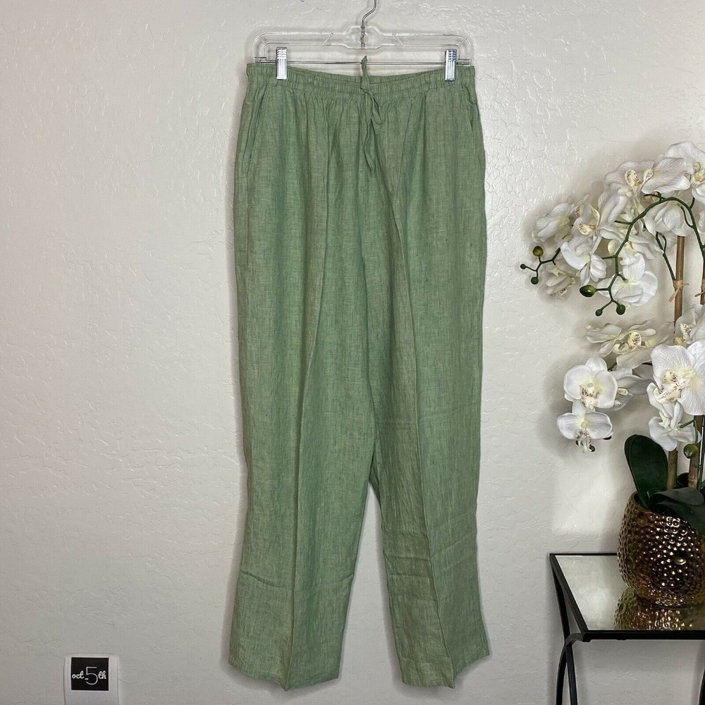 TSD Two Star Dog Women's Green Drawstring Pants